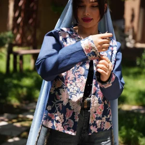 کت جین سوزندوزی مجلسی