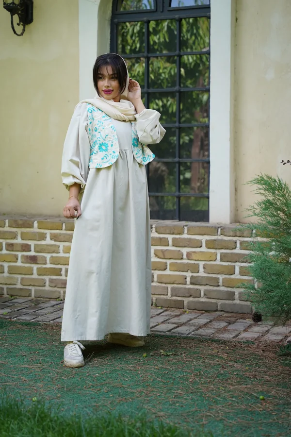 سارافون پیراهنی زنانه طرح دار